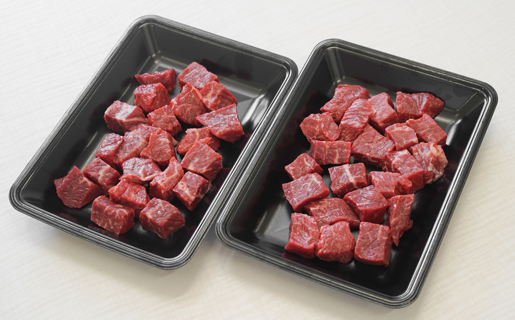 淡路牛 赤身サイコロステーキ　500g（250ｇ×2パック）　 [小分け 冷凍 牛肉 人気]