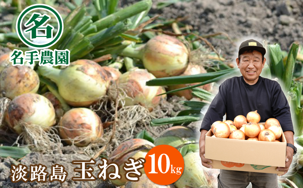 名手農園の淡路島特産玉ねぎ10kg　[たまねぎ 玉葱 ]