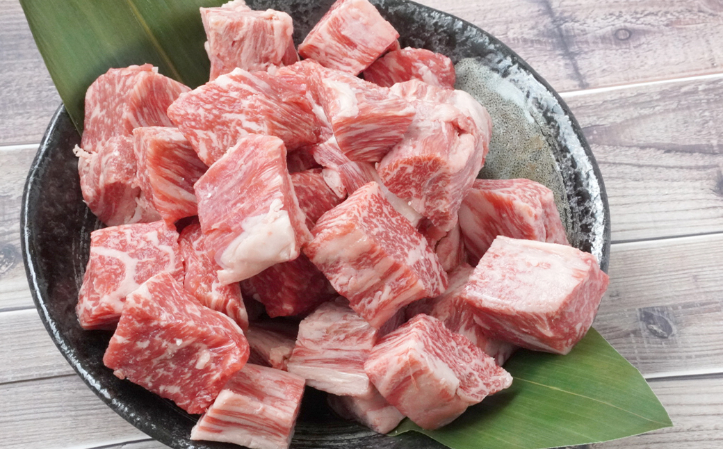 淡路牛 ロース サイコロステーキ　500g（250ｇ×2パック）　 [小分け 冷凍 牛肉]