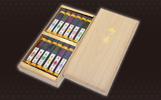 梅薫堂の歳時煙少香 12種×約90本　　[線香 お供え お香 人気 インセンス アロマ 墓参り 仏具]