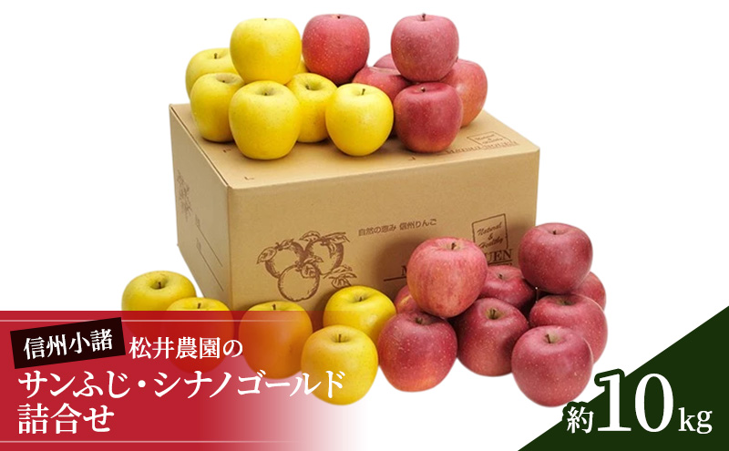 青森県産農薬不使用金星シナノゴールドサンフジ合わせて10kりんご10キロ送料無料 青森県産農薬不使用シナノゴールドりんご10キロ送料無料