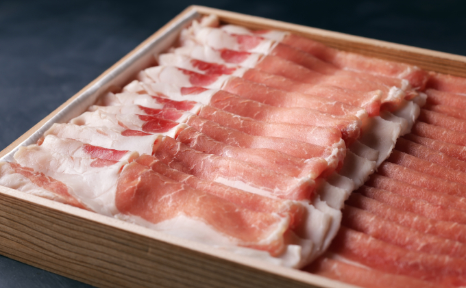 国宝・十勝ロイヤルマンガリッツァ豚 塩しゃぶしゃぶ ロース400g 北海道 幕別町 【 豚肉 豚 しゃぶしゃぶ 塩 湖塩 冷凍 生 】 お肉 牛肉 牛肉/しゃぶしゃぶ  丸勝十勝ヒルズ