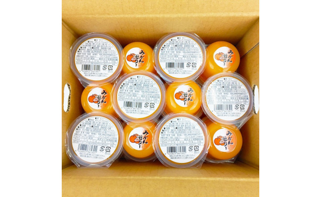 『美浜町』 果肉果汁たっぷり有田濃厚みかんゼリー24個入 〇｜みかん フルーツ 柑橘 果物 果実 おやつ デザート みかんゼリー フルーツゼリー 国産 産地直送 美浜町