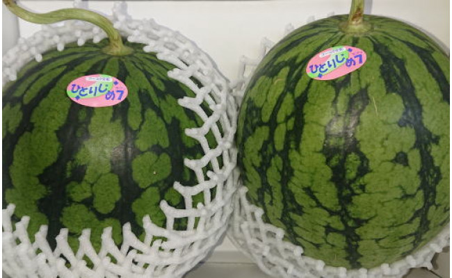 【産地直送】和歌山産小玉すいか「ひとりじめ7(セブン)」2玉入り 3.5kg以上 