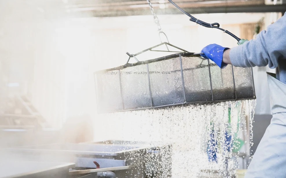 E6003n_釜揚げしらす 800ｇ木箱入り・しらすポン酢セット