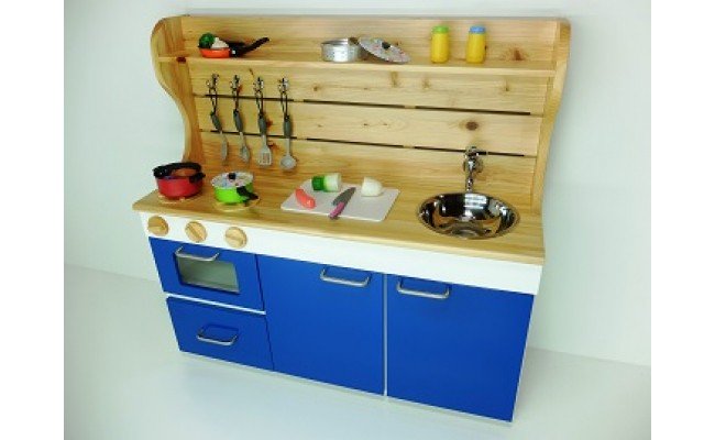 N6003_ままごとキッチンｗ870 青