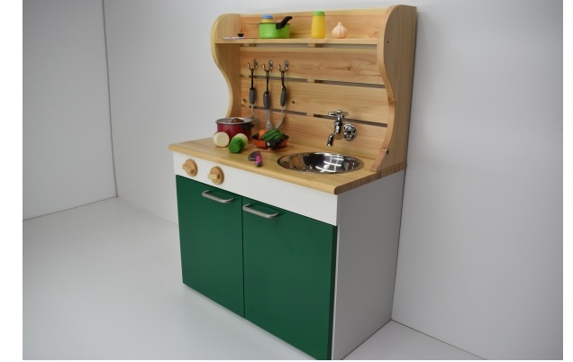 N6010_ままごとキッチンｗ590 緑