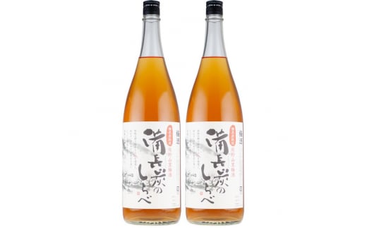 V6110_備長炭のしらべ熊野山里梅酒 （備長炭熟成）1800ml×2本（C005）