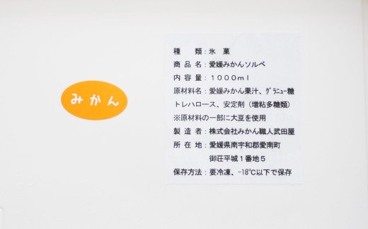 みかん職人が作った柑橘アイス1000ml×2種（愛媛みかん・河内晩柑）