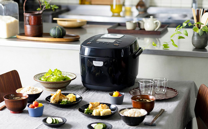 炊飯器 テレビで紹介 IHジャー炊飯器10合 RC-IK10-B ブラック