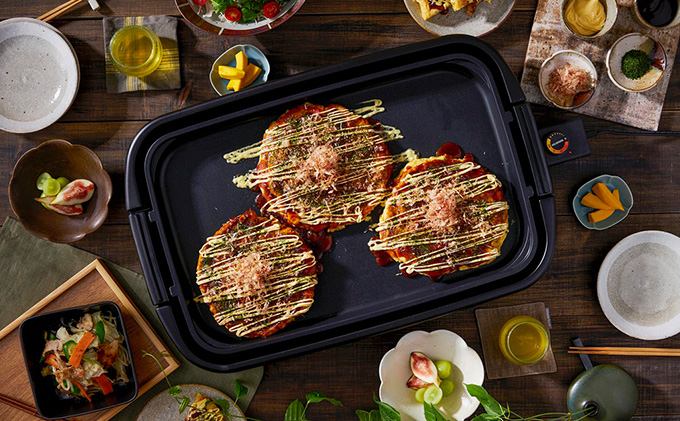 ワイドホットプレート1枚 SWHP-011-B ホットプレート ワイド 1枚 ブラック 大型 約50cm 平面 プレート フッ素加工 焦げ付きにくい 焼肉 お好み焼き ホットケーキ アイリスオーヤマ 食欲の秋特集 