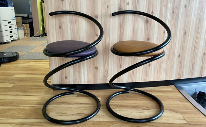 デザインチェア 雑貨 日用品 イス 椅子 スチール製 