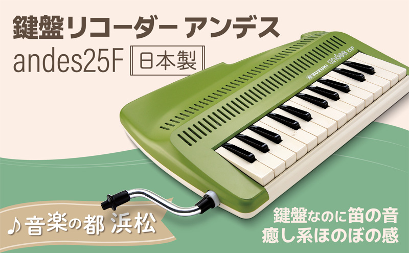 静岡県浜松市のふるさと納税 ゆる～い音色を楽しめる鍵盤リコーダー アンデス 雑貨 日用品