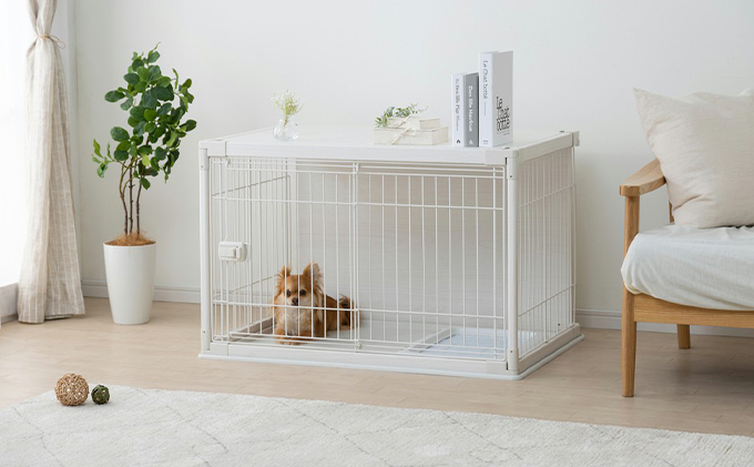 インテリアウッディサークル PIWS-960 ホワイト アイリスオーヤマ 雑貨 日用品 ペット用品 