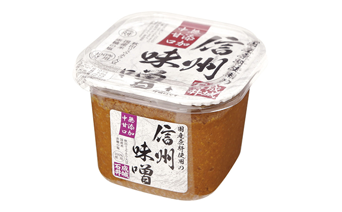 成城石井　国産原料使用の信州味噌　750g×6パック みそ 中甘口味噌 