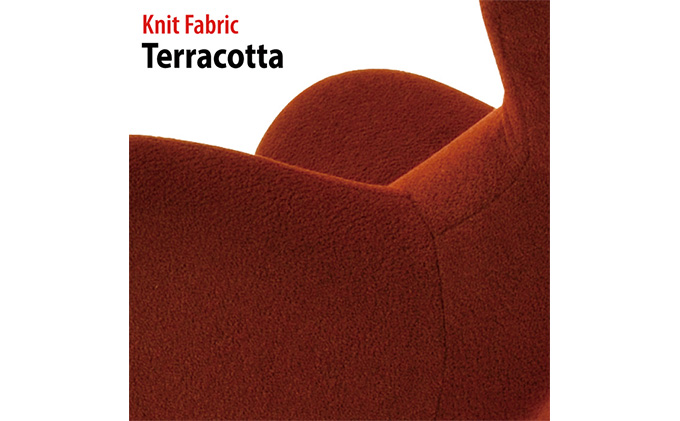 イス ハグラウンジチェア knit Fabric テラコッタ リクライニング 日本製 家具