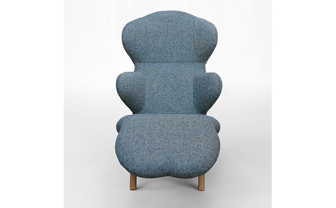 イス リクライニングチェア ノルディックブルー リクライニング 椅子 日本製 家具