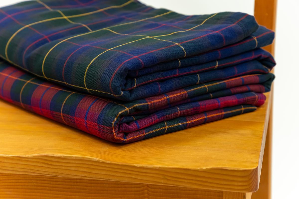 播州染で播州織　トリプルガーゼ　ケット（37-21）