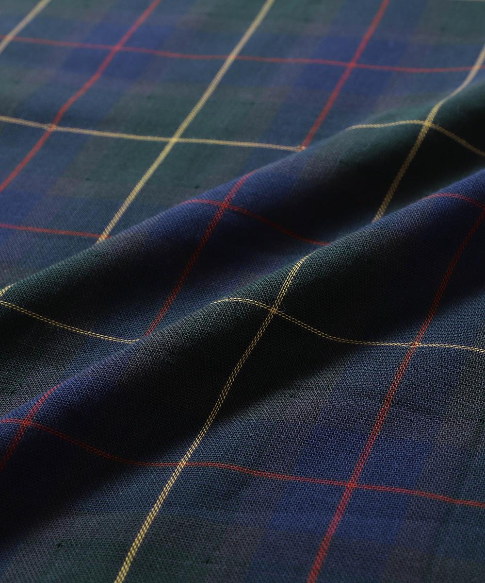 播州染で播州織　トリプルガーゼ　ケット（37-21）