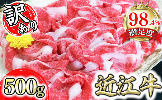 【年内発送】近江牛A5ランク切落し【500g】【訳あり】【DG12W】