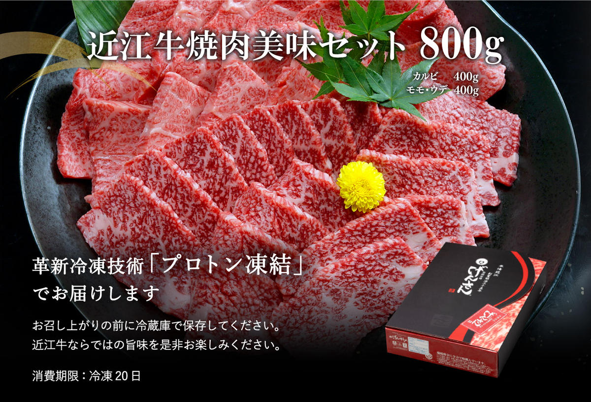 【2月末までに発送】近江牛A5ランク焼肉美味セット【800g】【DG10W-2m】
