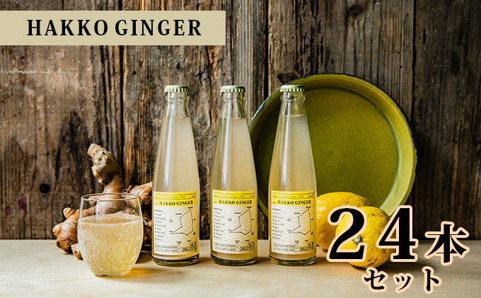 【CF】自家製ジンジャービア【HAKKO GINGER】24本セット 飲料類 炭酸飲料 野菜飲料 野菜ジュース 