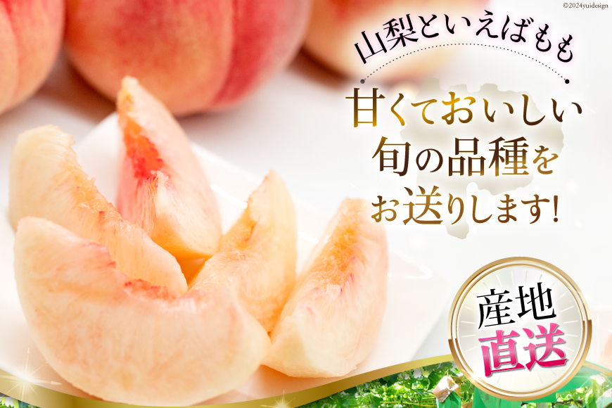 山梨県中央市のふるさと納税 【2025年発送】 山梨県産 桃 約 3kg [株式会社えべし 山梨県 中央市 21470559] もも モモ フルーツ 果物 くだもの 3キロ 産地直送 季節限定 期間限定 冷蔵