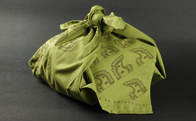 史跡 寒風古窯跡群オリジナルグッズセット(2)（鴟尾） タオル 日用品 手ぬぐい 風呂敷 