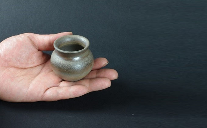 寒風須恵器 小一輪生 いろいろ5点セット（三浦裕二：作） 工芸品 インテリア 