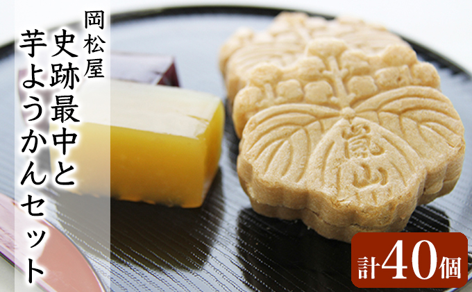 埼玉県嵐山町のふるさと納税 嵐山 史跡最中と芋ようかんセット 羊羹 お菓子 和菓子 もなか 詰合せ