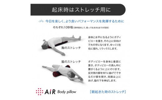 エアーボディーピロー(抱き枕)ハードロングタイプ【P254W】