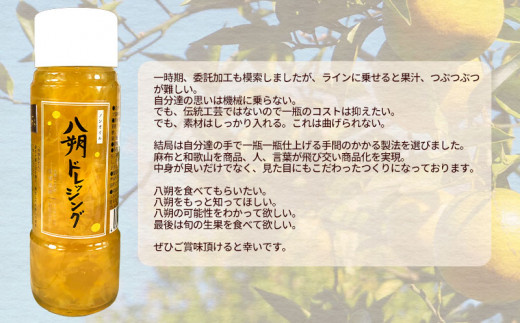 DG6018n_ノンオイル つぶつぶ八朔ドレッシング 200g 4本セット