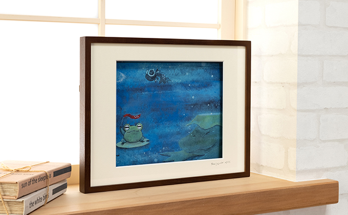 Harry＆Marie 名画 シリーズ(6)「ケロンからの便り」ハリーマリー ジクレー 絵画 インテリア アート 額装入り ファンタジー ジークレー 作品 