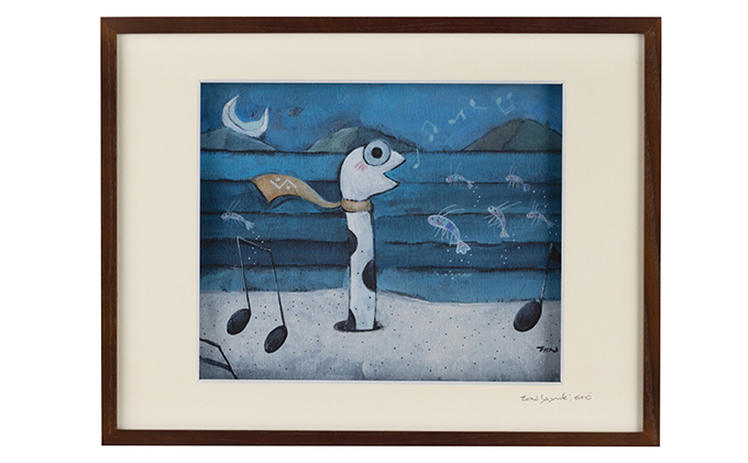 Harry＆Marie 名画 シリーズ(3)「チンさんからの便り」ハリーマリー ジクレー 絵画 インテリア アート 額装入り ファンタジー ジークレー 作品 