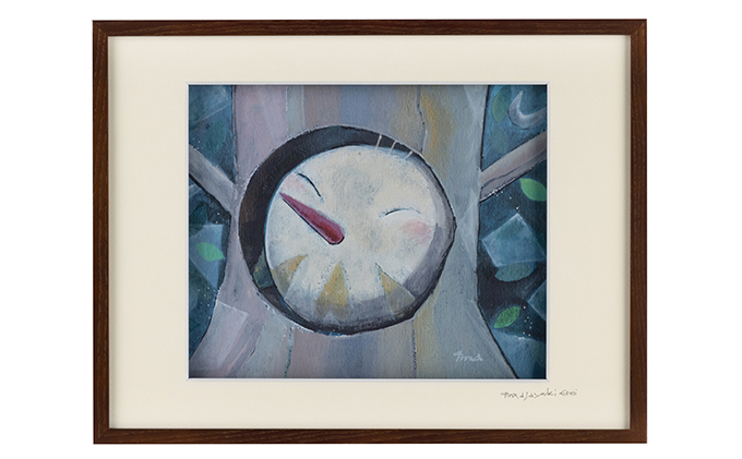 Harry＆Marie 名画 シリーズ(5)「オーさんからの便り」ハリーマリー ジクレー 絵画 インテリア アート 額装入り ファンタジー ジークレー 作品 