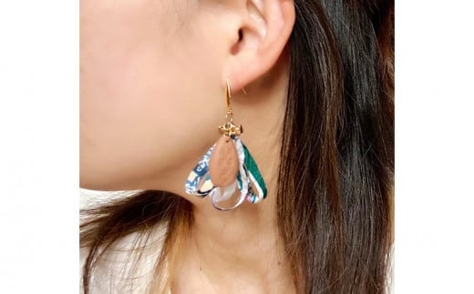 【ピアス】ゆんたくポリマークレイピアス