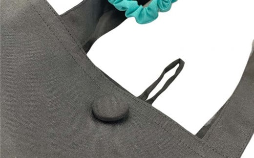 つは琉球店オリジナル　紅型風ミニバッグ　ネイビー