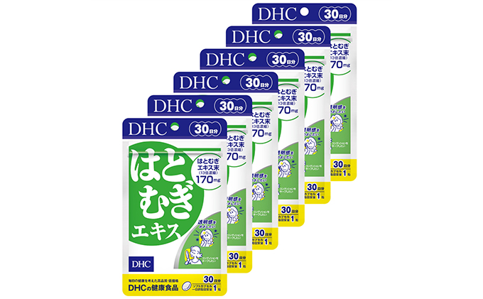 【静岡県袋井市】サプリ DHC はとむぎエキス 30日分×6個 セット サプリメント ハトムギ ビタミン 健康 美容 はとむぎ はと麦 ハト麦 ハトムギエキス 静岡 静岡県 袋井 袋井市