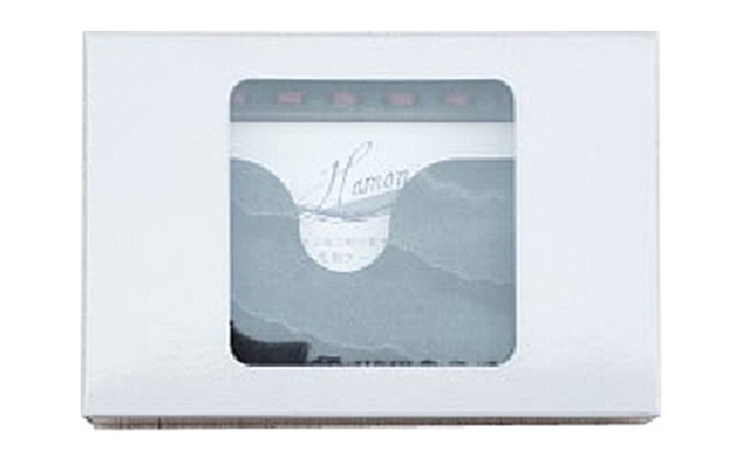 HAMON-WOOCA- 名刺ケース（麻糸カラー：白／赤） 雑貨 日用品 名刺入れ 