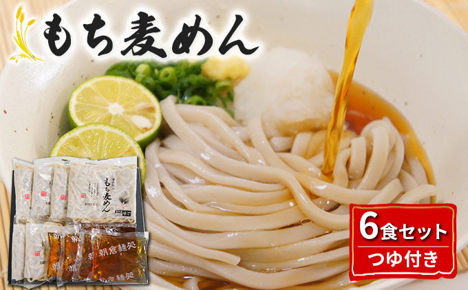 うどん もち麦 めん つゆ セット 各6食 配送不可 離島 麺類 調味料 
