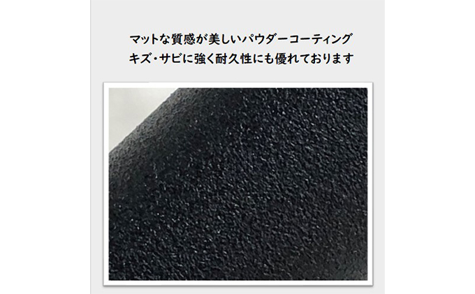 スリムハンガーラック W550 黒  衣類収納 コート インテリア 洋服収納 組み立て必要 