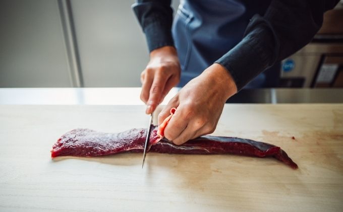 【ヒヲ】京都ジビエお楽しみセット、鹿肉ブロック300g 京都ジビエ【おうちバルにピッタリ】鹿肉お楽しみセット [№5299