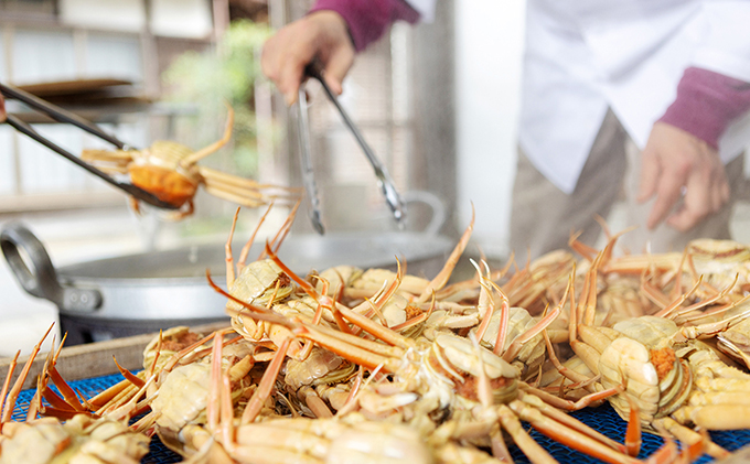 新物 セコガニ コッペがに ほぐし身（中サイズ）3個セット 甲羅盛り〈11月中旬～2026年3月末発送〉 蟹 カニ かに 松葉蟹 松葉ガニ ズワイガニ ボイル