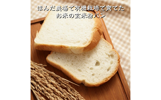 無農薬・有機栽培米100％使用の玄米粉（米粉）でグルテンフリー プチ玄米食パン 16個セット（プレーン・クルミ・レーズン・ごま） 朝食 玄米パン 