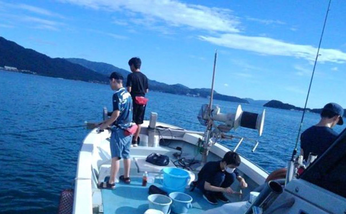 天橋立 宮津湾 船釣り体験【貸切】2～4名《実施期間：5月～10月》 体験チケット 