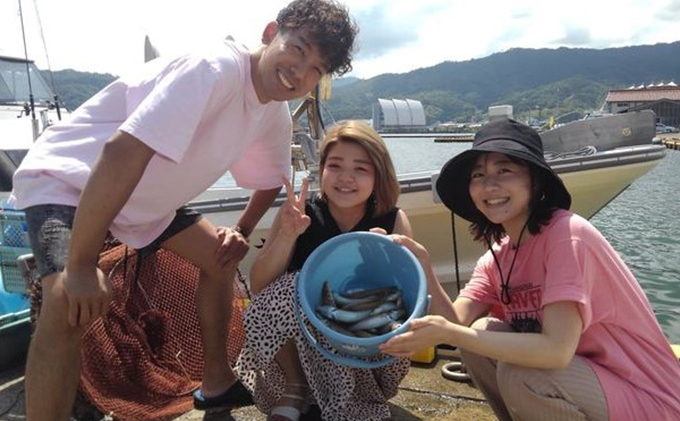 天橋立 宮津湾 船釣り体験【貸切】2～4名《実施期間：5月～10月》 体験チケット 