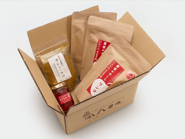 ドライフルーツ 大地の恵み セット S 風丸農場 ドライアップル りんごジャム カレールー 干しプルーン / 干し柿 詰め合わせ りんご 干しリンゴ アップル ジャム ドライ プルーン 柿 カレー 無添加 フルーツ 果物 青森 青森県