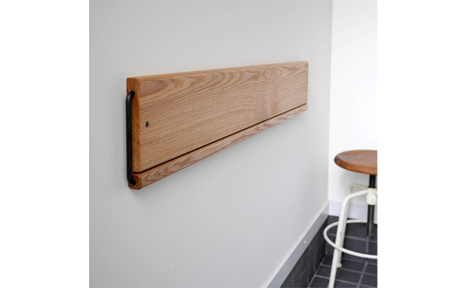 Sneaker wall スニーカーウォール  SW-900TM タモ（おおよそ4足収納 タモ無垢材 壁掛け 木製 シューズラック スリッパラック）【配達不可：沖縄・離島】 雑貨 日用品 家具 