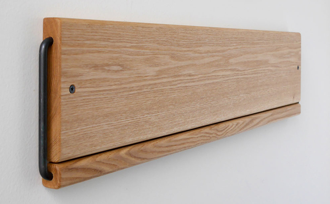 Sneaker wall スニーカーウォール  SW-680TM タモ（おおよそ3足収納 タモ無垢材 壁掛け 木製 シューズラック スリッパラック）【配達不可：沖縄・離島】 雑貨 日用品 家具 