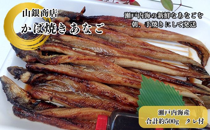 【岡山県瀬戸内市】あなご 先行予約 山銀商店 かば焼き あなご (合計約500g) 産地直送 穴子 魚介類 アナゴ